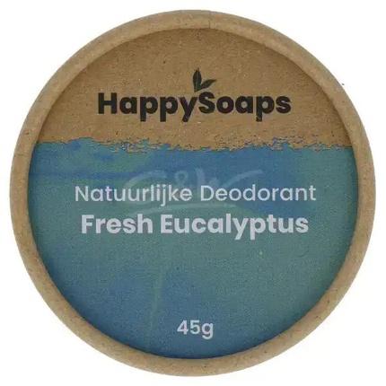Happy Soaps Happysoaps Deodorant Cream Eucalyptus & Lemongrass