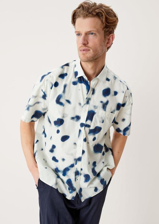 Image du produit s.Oliver Hemd Relaxed: Hemd mit Alloverprint (S)