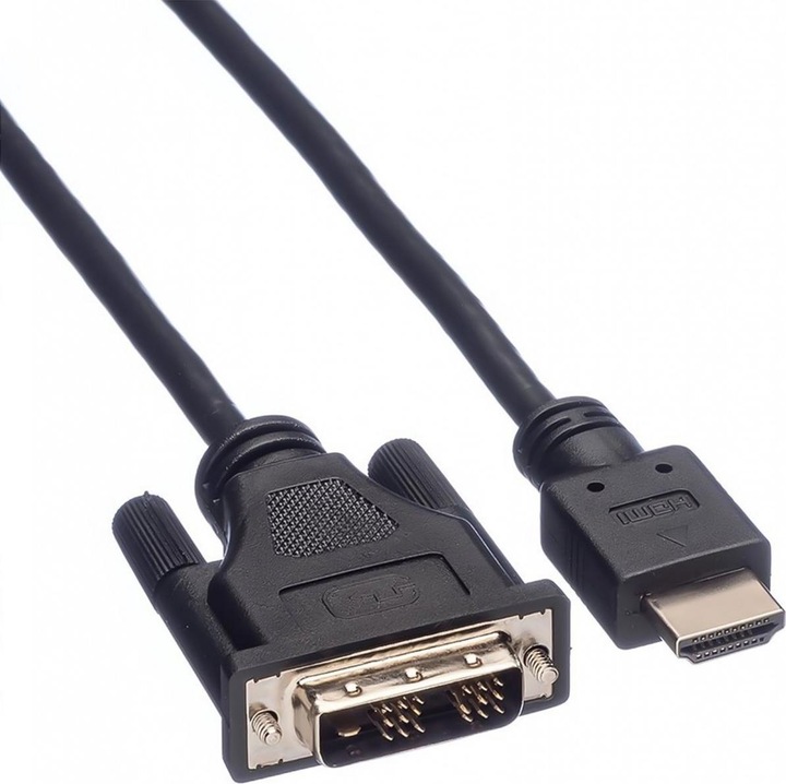 Produktbild Roline DVI – HDMI (Typ A) (2 m, DVI, HDMI)