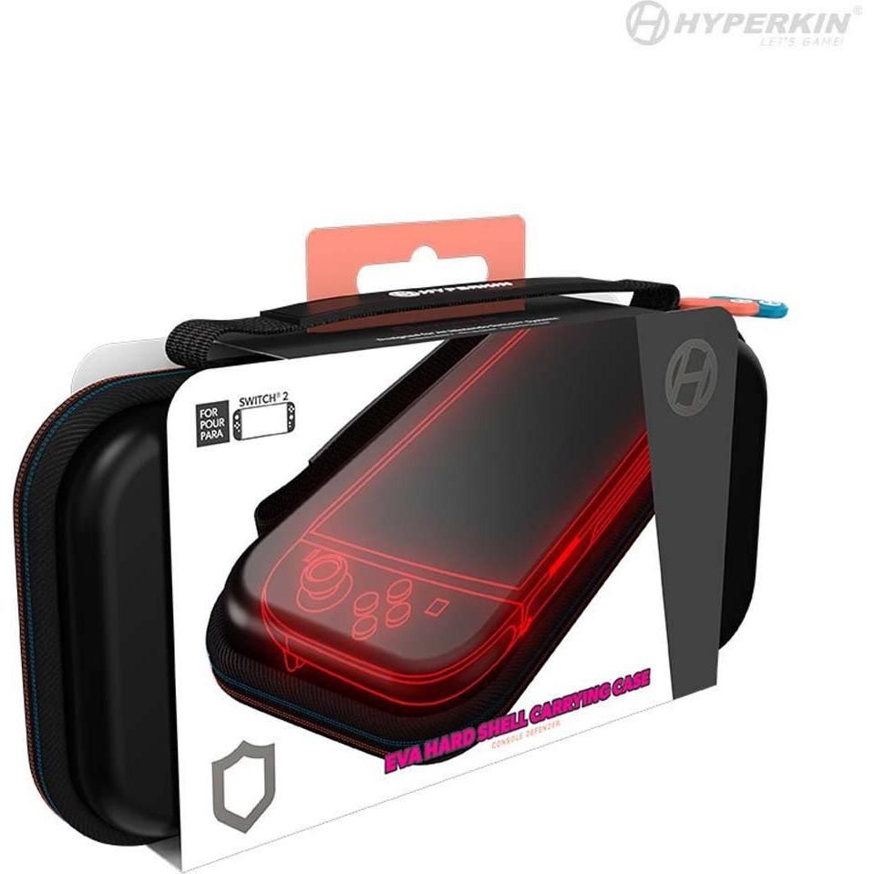 Hyperkin EVA Hard Shell Carrying Case (Switch, Switch 2, Switch OLED), Altri accessori gaming, Nero
