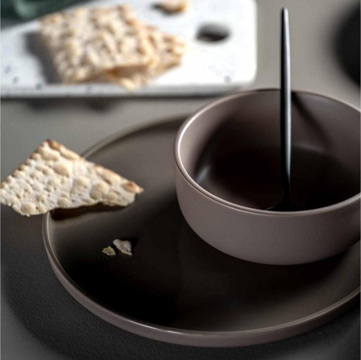 Image du produit Leonardo Assiette plate Roma 6 pièces,Taupe (6 x, 27 cm)