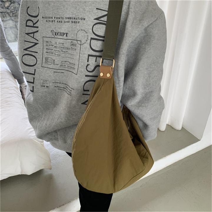 Actual product image Only-Bags.Store Minimalist dumpling pocket, underarm pocket with large capacity, nylon crossover pocket, overlapping