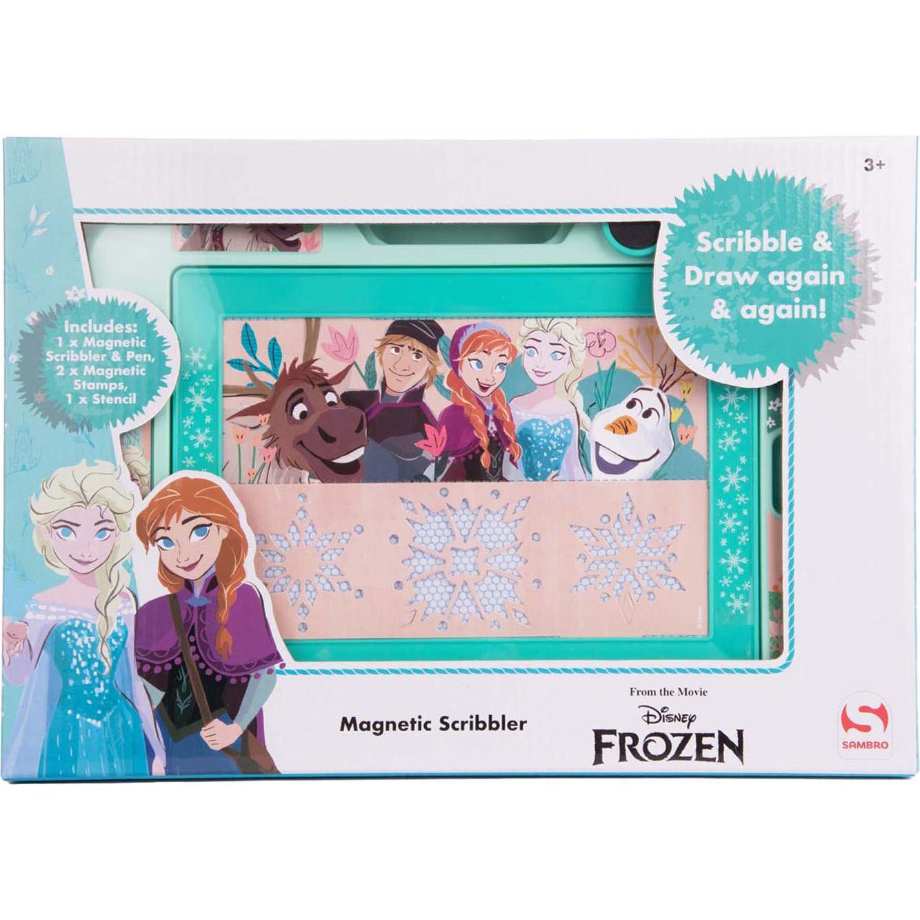 Thumbnail - Sambro Disney Frozen Magnetisches Zeichenbrett, 5-tlg.