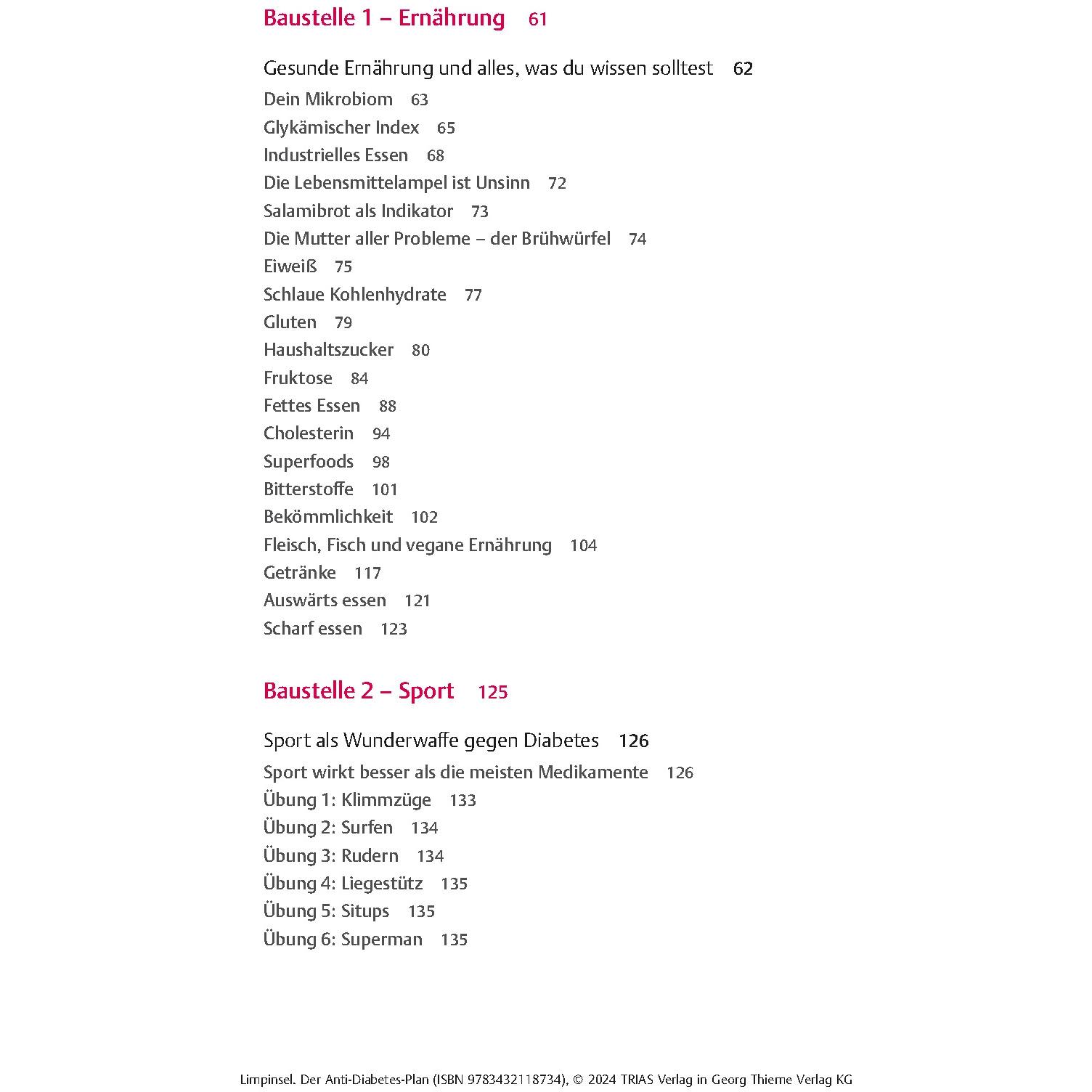 Thumbnail - Der Anti-Diabetes-Plan, Ratgeber von Rainer Limpinsel