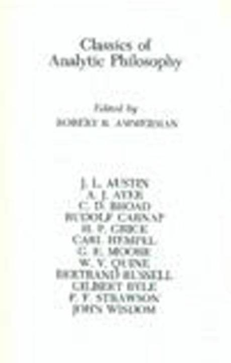 Produktbild Classics of Analytic Philosophy