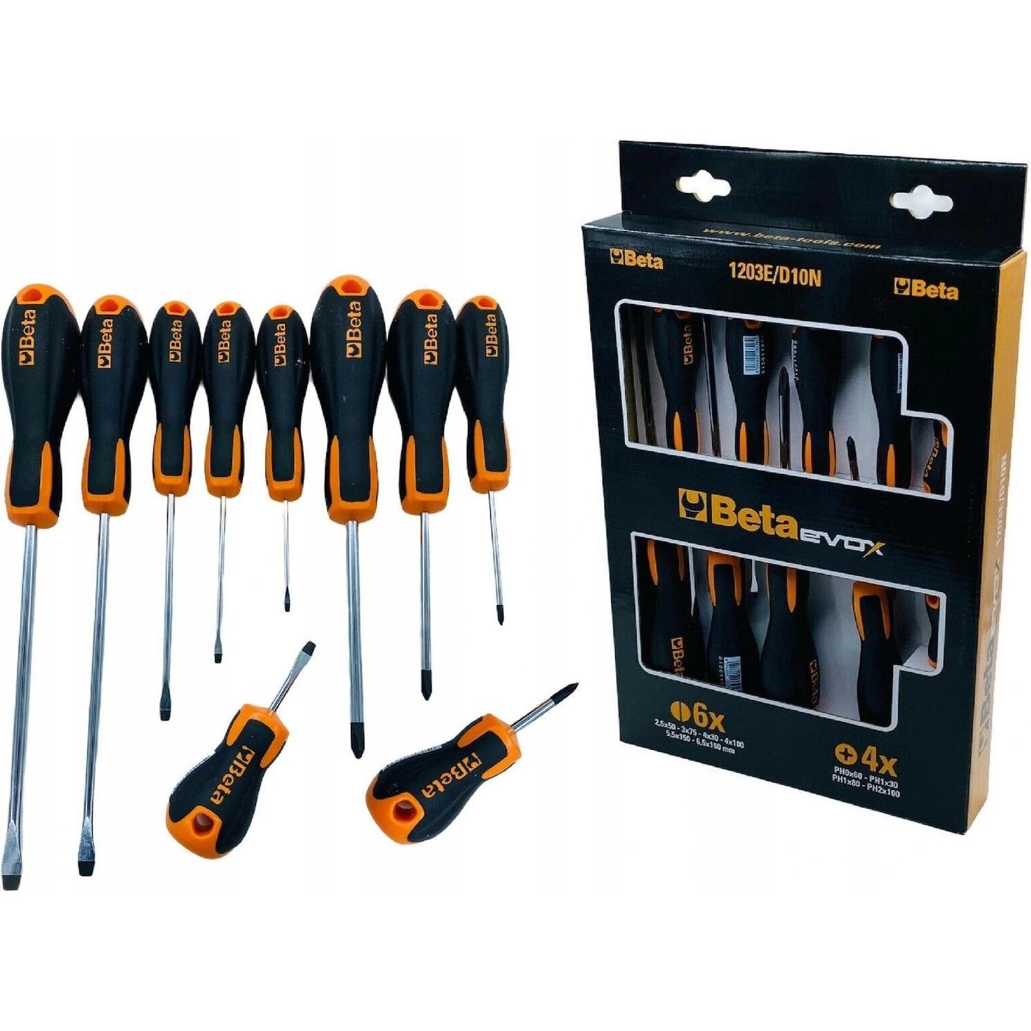 BETA, Cacciavite, 012031010 10-teiliges Set evox Schraubendreher