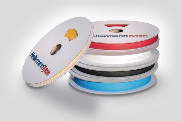Produktbild HellermannTyton Schrumpfschlauch 12mm weiss (54x)