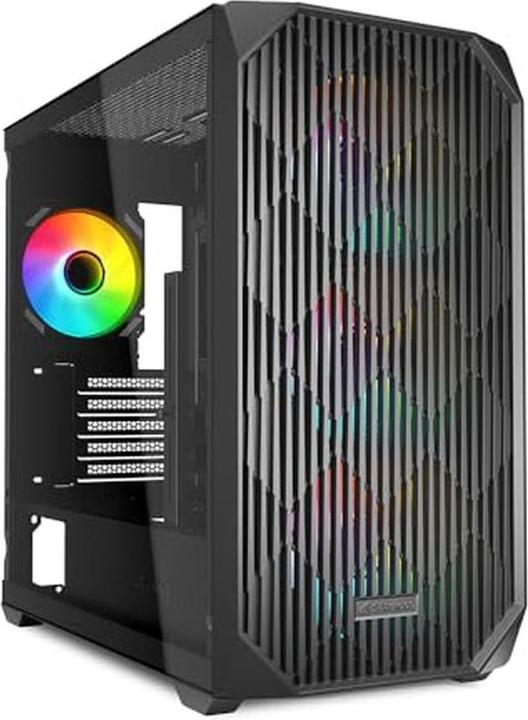 Produktbild Sharkoon MK3 RGB Black mATX (schwarz) (Mini-ITX, mATX)