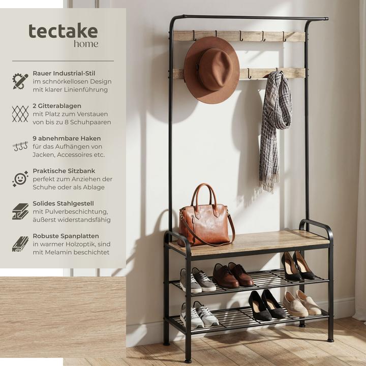 Image du produit tectake Penderie Alberta