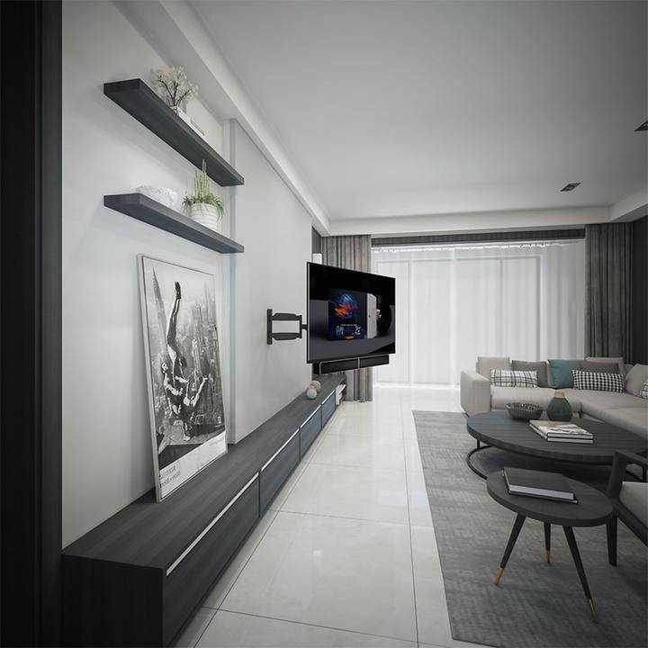 Produktbild Maclean MC-843 - VESA TV-Soundbar-Lautsprecherhalterung, schwarz, 10 kg (Wand, 10 kg)