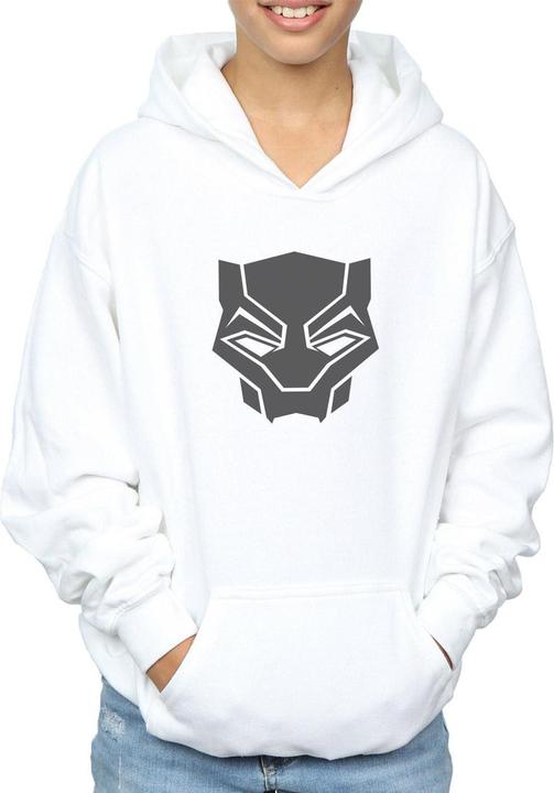 Produktbild Jungen Schwarzer Panther Schwarz auf Schwarz Hoodie (128)