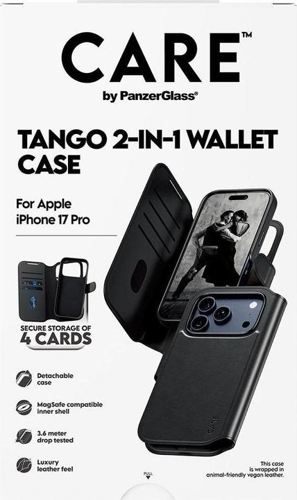 Produktbild PanzerGlass Tango-Two-in-One Wallet (Apple iPhone 17 Pro)