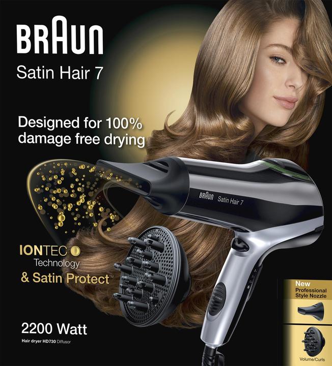 Actual product image Braun Satin Hair 7 HD 730