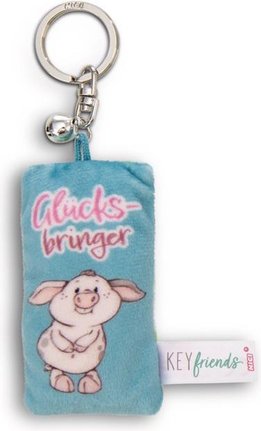 Immagine prodotto Magni NICI Schlüsselanhänger Mini Plüschkissen Glücksbringer mit Glöckchen 8cm