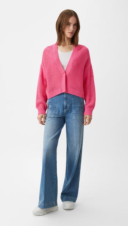 Produktbild Comma Strickjacke Strickjacke mit Lochmuster (M)