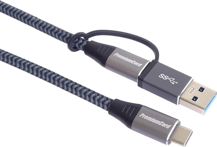 Actual product image PremiumCord USB-C cable (USB 3.2,,) (2 m, USB 3.2 Gen 2, USB 3.2 Gen 2x2, 100 W)