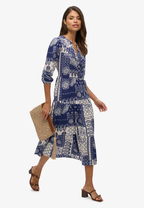 Produktbild Superdry Damen Midikleid mit Rüschen (S)