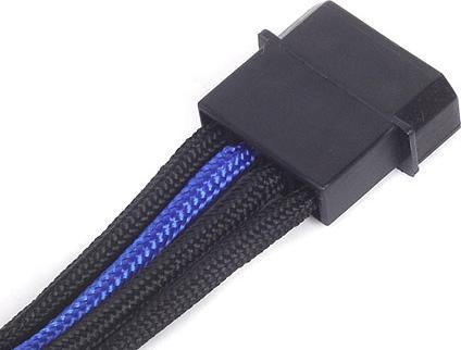 Image du produit Silverstone Câble Molex 4 pôles vers 4x SATA (30 cm, PWM à 4 broches)