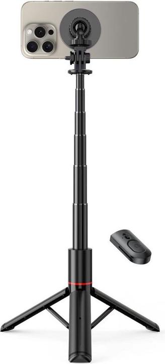 Actual product image Tech-Protect Selfie stick L06S Bluetooth magnetic with MagSafe, remote control, tripod up to 82cm an