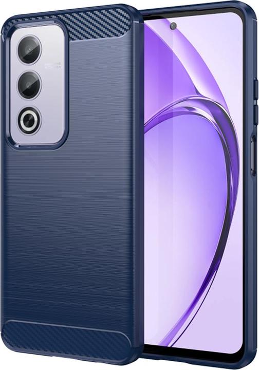 Actual product image Techsuit - Carbon Silicone - Oppo A80 5G - Blue (Oppo A80)