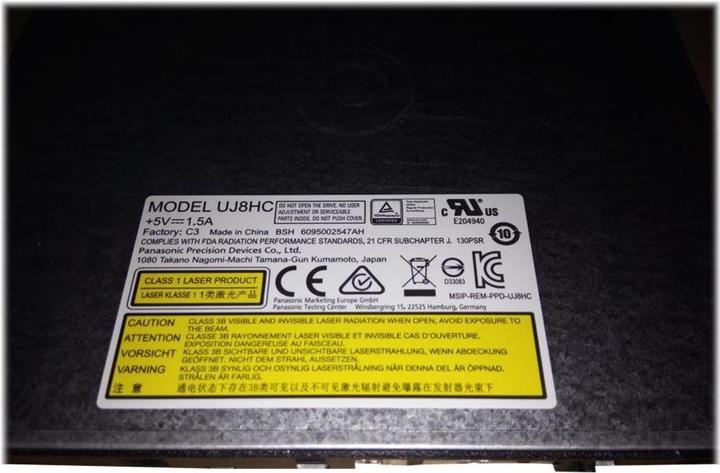 Actual product image Lenovo 25213110 Optical drive (DVD writer)