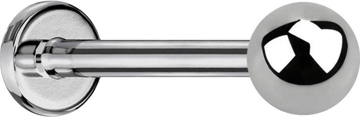 Produktbild Star Piercing Micro Labret silber mit Kugel (ohne Messing, Titan)