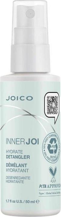 Joico Innerjoi Hydrate Detangler for Dry Tangled Hair - Sulfate & Paraben Free (50 ml)