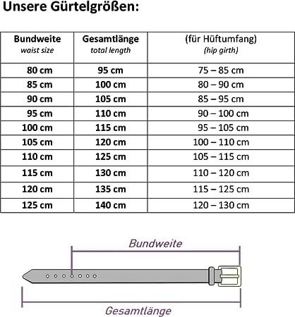 Produktbild Only-Bags.Store Ledergürtel, Gürtel, 3 cm breit, Rot, 125-140 cm