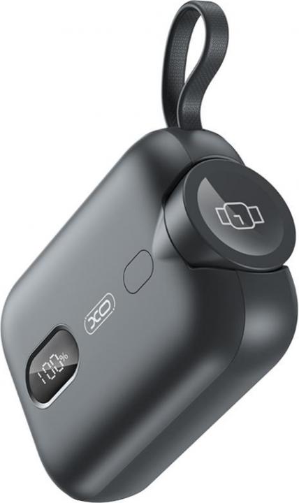 xO Powerbank PR260, 10000mAh, 20W, PD + QI, Black (10000 mAh, 20 W)