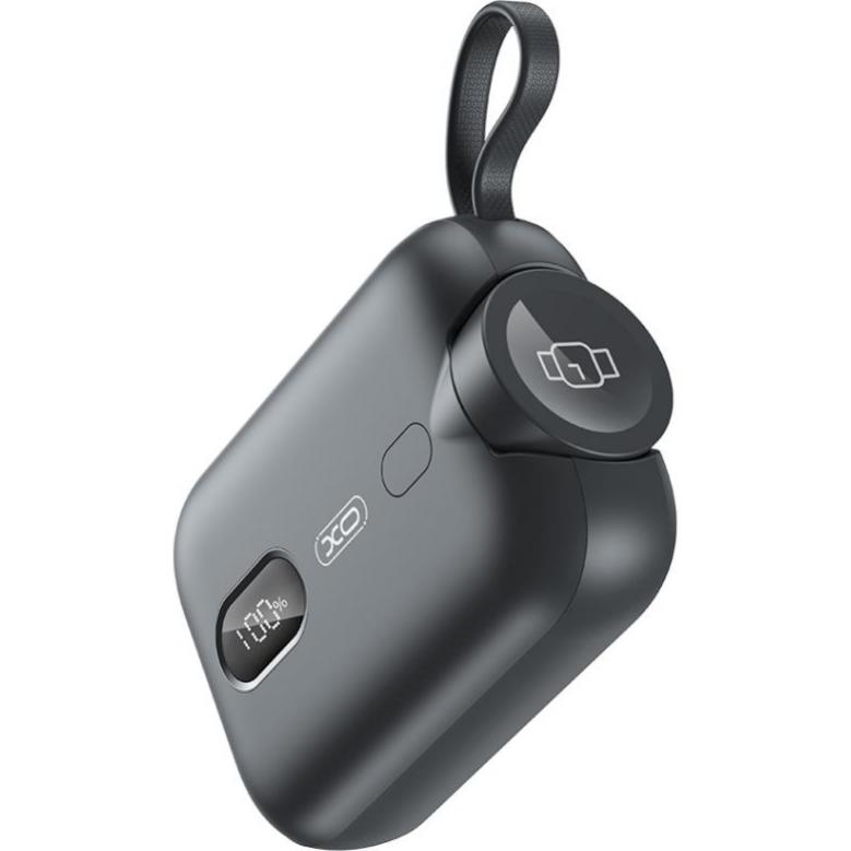 xO Powerbank PR260, 10000mAh, 20W, PD + QI, Black, Powerbank