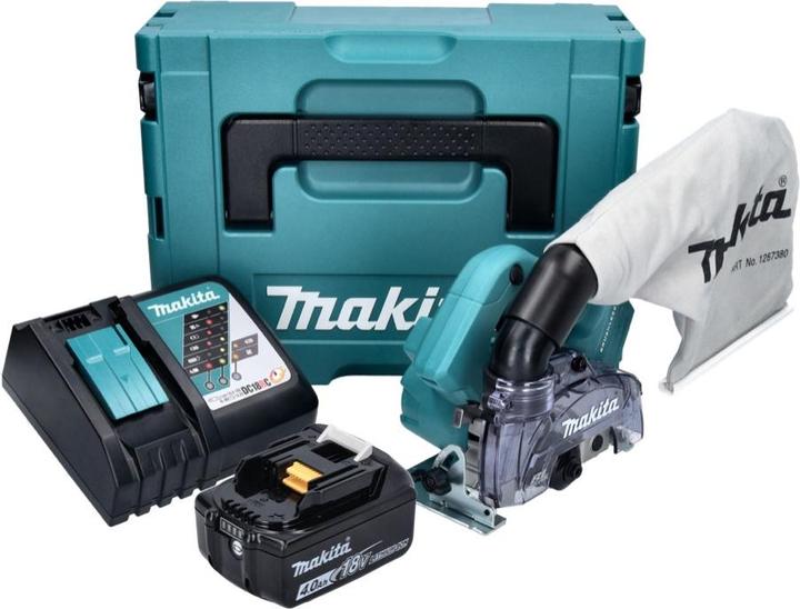 Immagine prodotto Makita DCC 500 RM1J Batteria Diamond Cutter 18 V 125 mm Brushless + 1x Batteria 4.0 Ah + Caricabatterie + (Troncatrice)