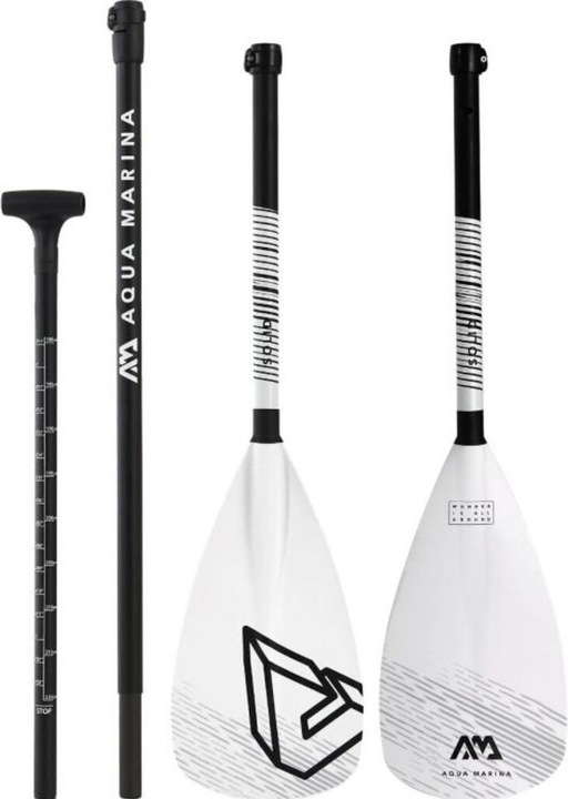 Actual product image Aqua Marina SOLID Adjustable Fiberglass iSUP Paddle (220 cm, 3-piece)
