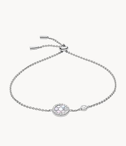 Immagine prodotto Fossil Bracciale in argento sterling (21.60 cm, Argento 925, Madreperla)