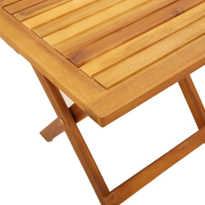 Produktbild VidaXL Gartenstühle 2 Stk. Klappbar Akazie & Stoff