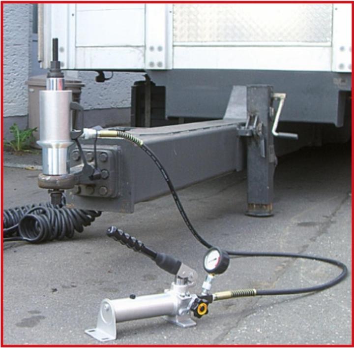 Actual product image KS Tools Hydraulic pump & cylinder, 4 pcs, 700bar