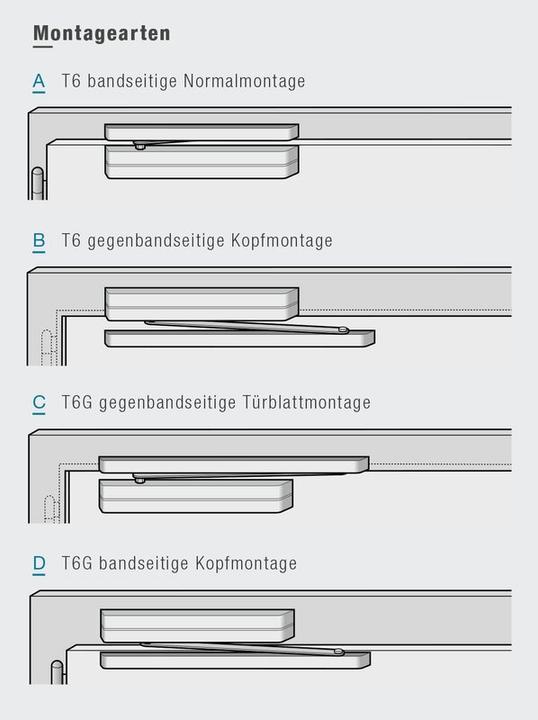 Productafbeelding TJSS Deurdranger T 6 (Balkondeur, Houten deur, Kamerdeur, Toegangsdeur, Interieur)
