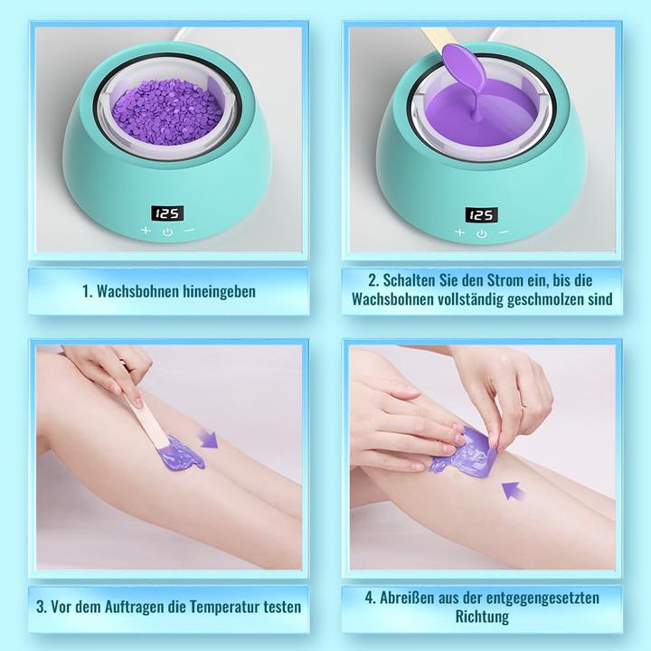 Produktbild Cithot Professionelles Waxing Set mit LCD-Display (500 ml, 1 x, 400 g)