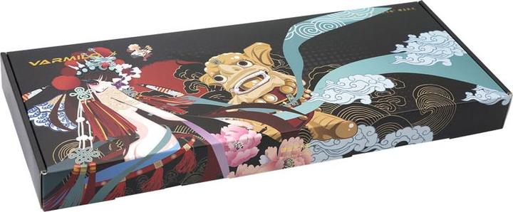 Actual product image Varmilo VEA108 Beijing Opera Gaming Keyboard, MX-Brown, white LED - US Layout (US, Cable)