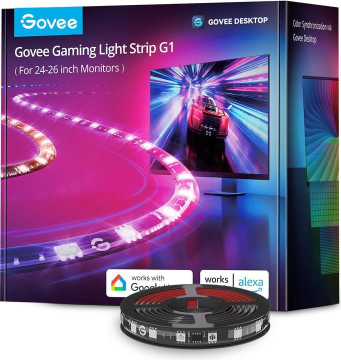 Actual product image Govee LED Stripe Gaming G1 (RGBW, 200 cm, Indoor)