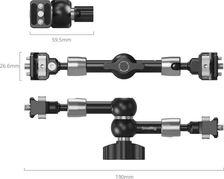 Produktbild SmallRig Magic Arm Support 7", Zubehörtyp: Halterung
