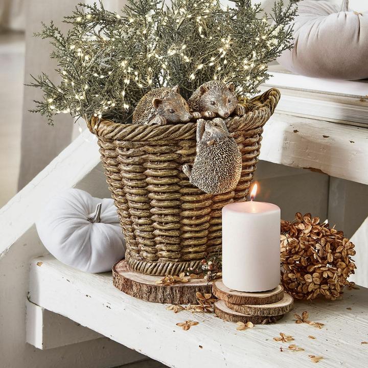 Produktbild Loberon Übertopf Gabriel braun (19 cm)