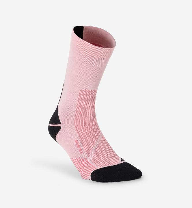 Kiprun "Bougeons en rose" limited ed. thick mid-calf running socks (39 - 42)