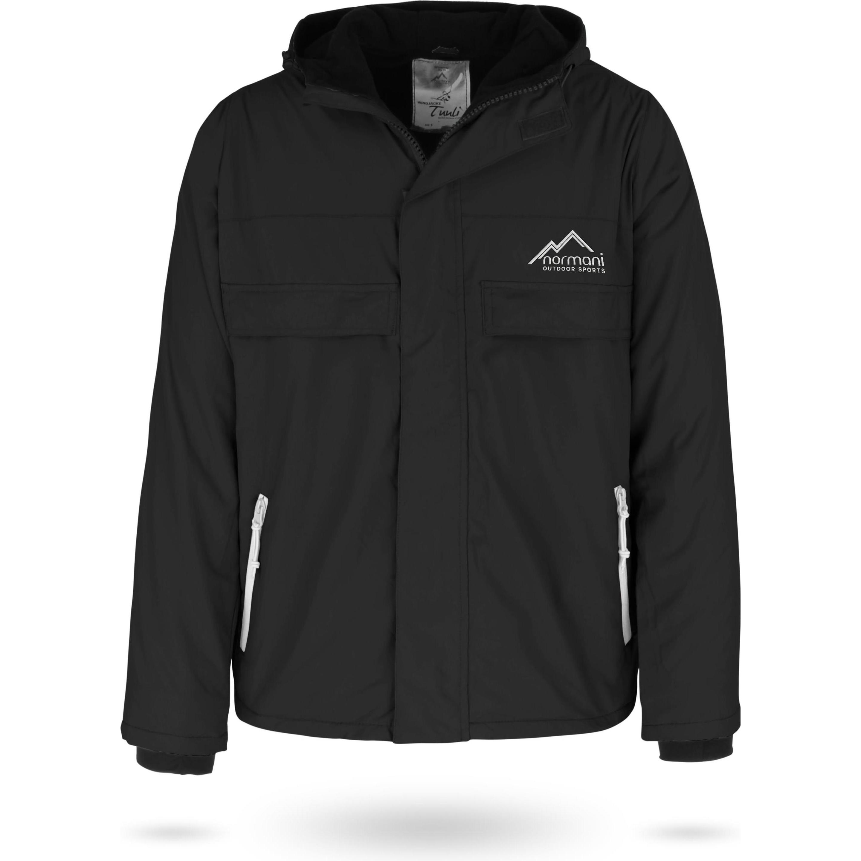 Normani, Herren, Jacke, Herren Windjacke Tuuli (M), Schwarz, M