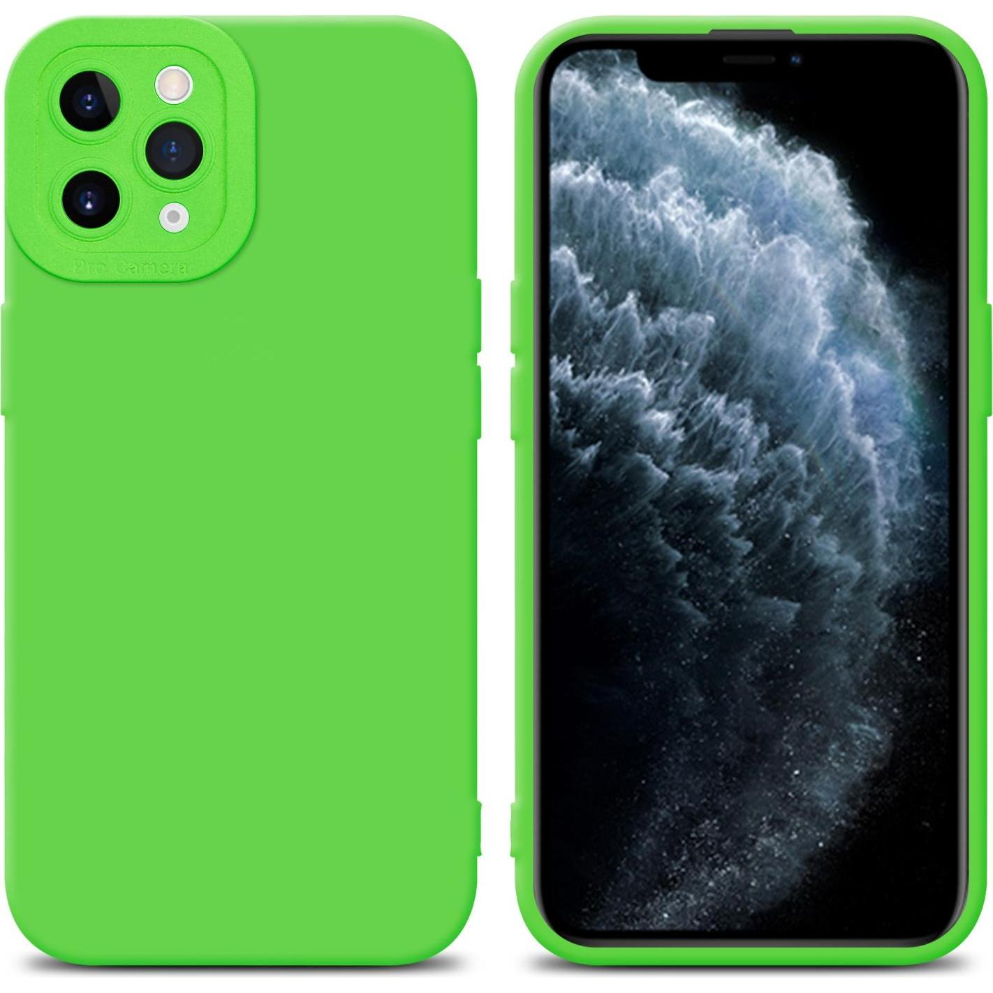 Cadorabo Hülle für Apple iPhone 11 PRO MAX im TPU Fluid LM162 Style (Apple iPhone 11 Pro Max), Smartphone Hülle, Grün