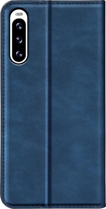 Actual product image Cover-Discount Sony Xperia 10 V - Stand Flip Case Cover blue (Sony Xperia 10 V)