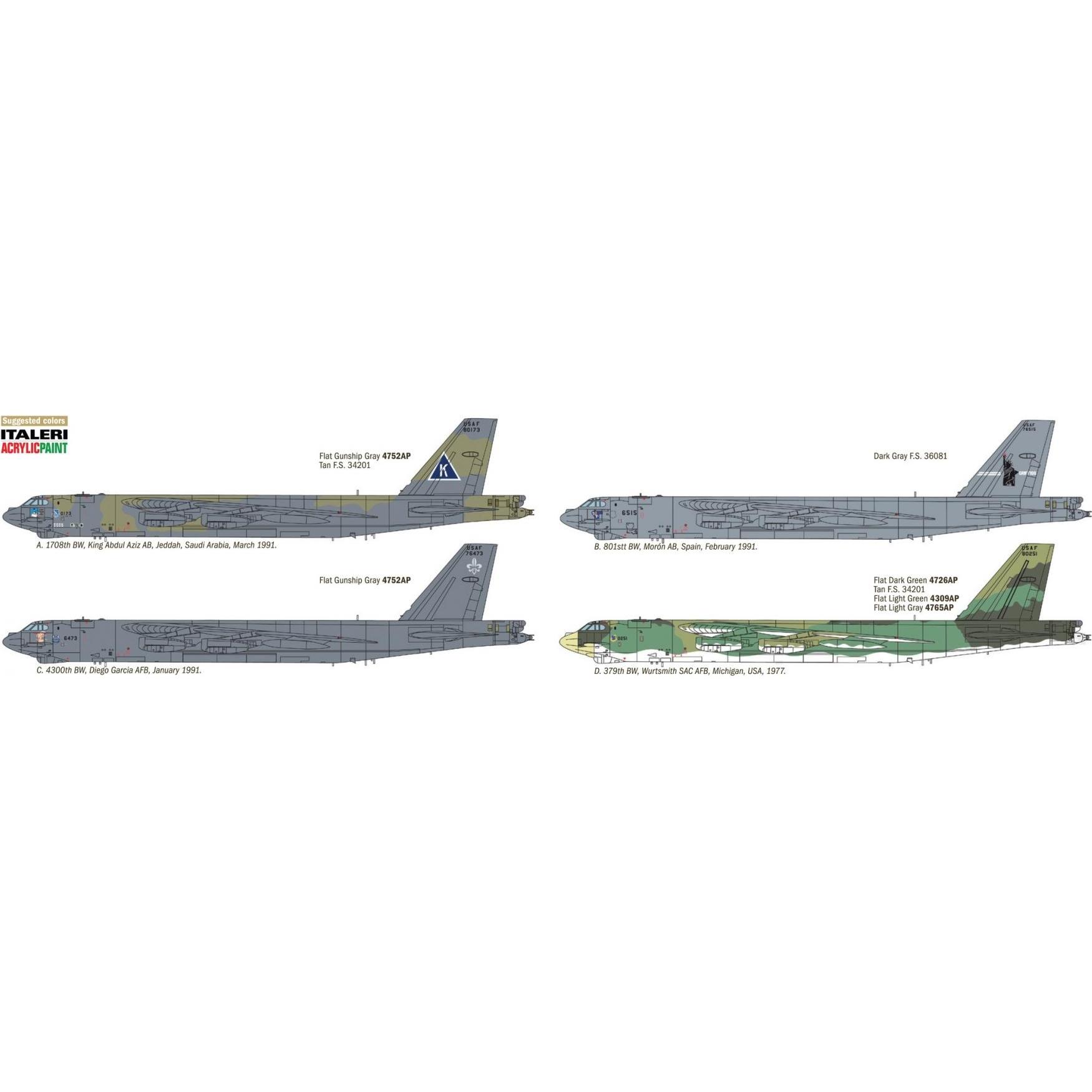 Italeri 1:72 B-52G Stratofortress