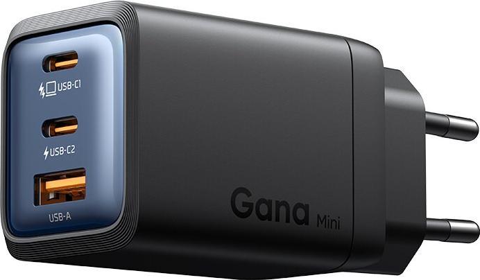 Immagine prodotto Mcdodo - Wall Charger Gana Mini Series (CH-0970) - 2x USB-C, 1x USB-A, 67W, GaN Technology - Black (67 W, 3 porte)