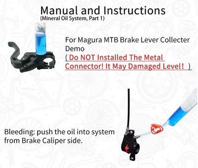 Actual product image Magura Generic bicycle hydraulic brake bleed kit MT