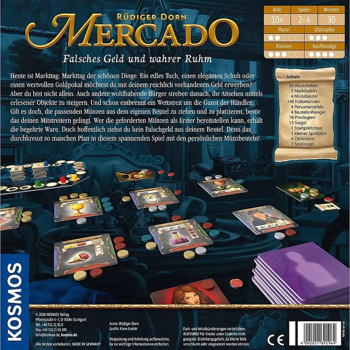 Produktbild Kosmos Mercado (Deutsch, 2 - 4 Spieler)