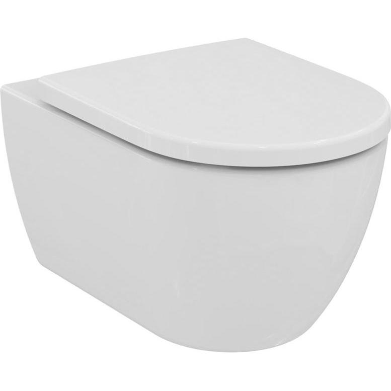 Ideal Standard, WC Deckel, TOILET HUNG ELISSE T569201 WITH COV WHT